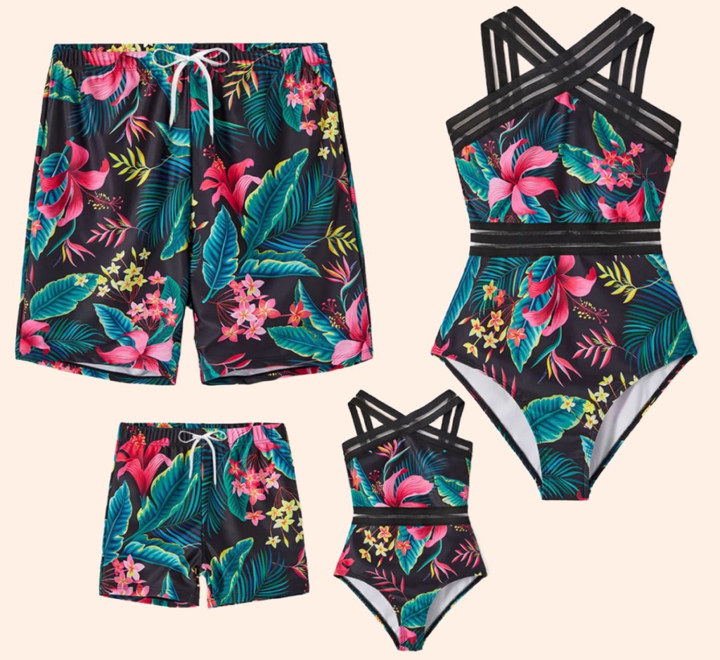 FOUR Matching Family Swimsuits JUST $36 Shipped (Grab Now for Spring ...