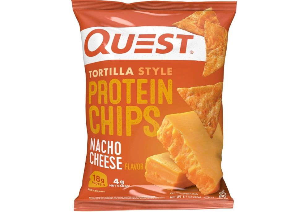 quest tortilla style protein chips nacho cheese