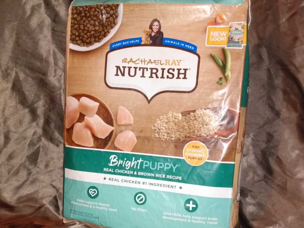 bag of puppy food