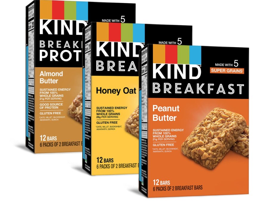 KIND Breakfast Bars 6-Count Box Only $2.99 Shipped on Amazon | Hip2Save
