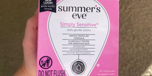 Highly-Rated Summer’s Eve Cleansing Cloths 16-Count ONLY $1.49 Shipped on Amazon