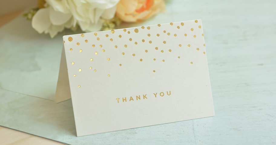 thank you card