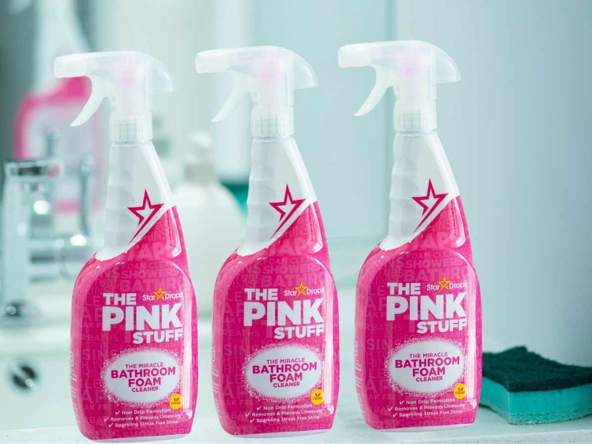 The Pink Stuff Bathroom Foam 3Count Just 13.35 Shipped on Amazon Hip2Save