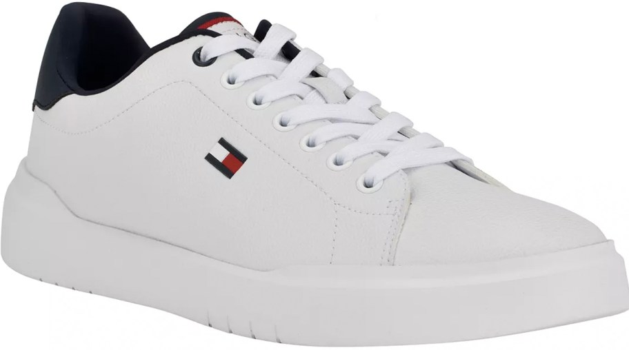 white tommy hilfiger sneakers 