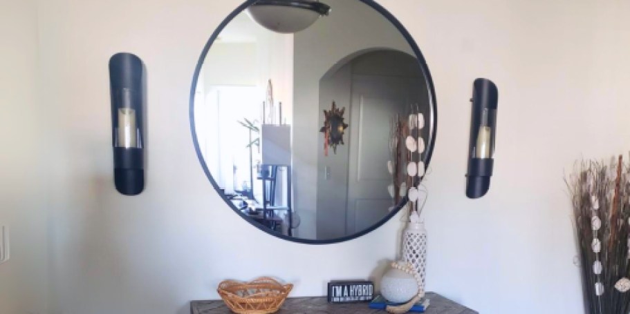 Large Round Wall Mirror ONLY $44 Shipped on Amazon (Regularly $170)