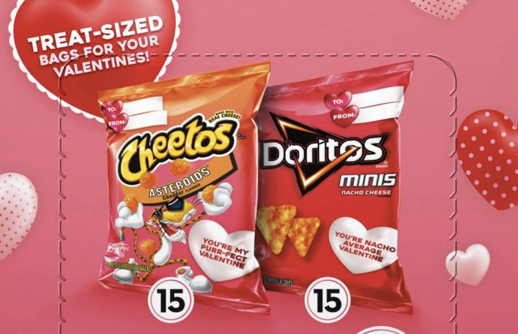 Valentine's Day Doritos pack 
