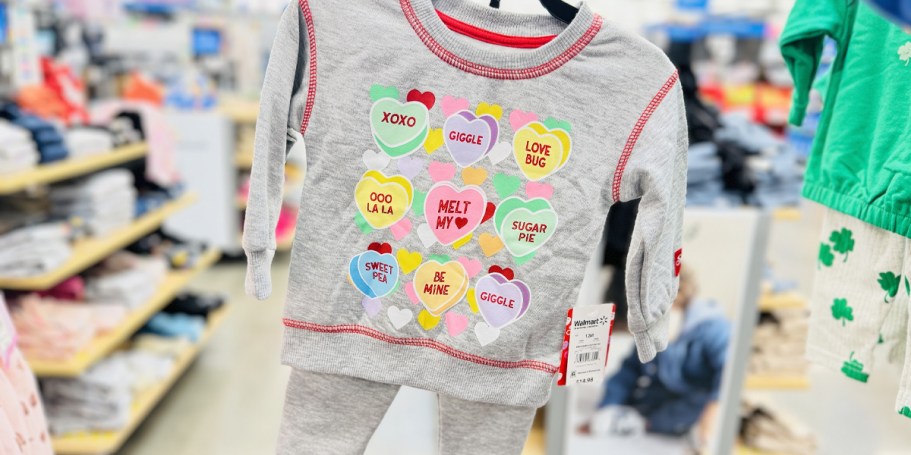 New Valentine’s Day Kids Clothing from $5.98 at Walmart