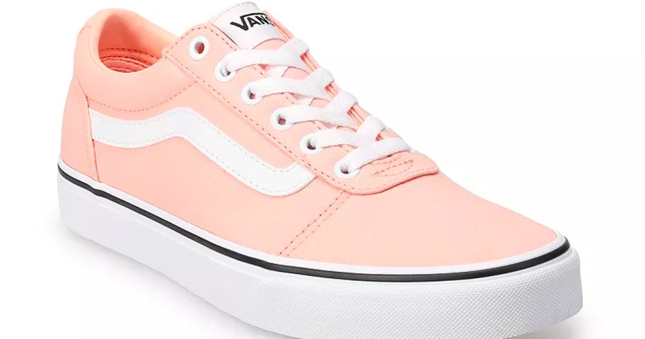 womens pink vans shoes stock image