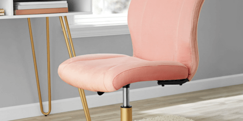 Huge Savings on Walmart Mainstays Furniture | Velvet Office Chair ONLY $57 Shipped!