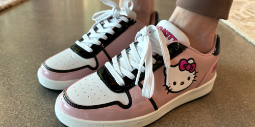 Women’s Hello Kitty Sneakers Just $25 on Walmart.com (Collin Couldn’t Resist Buying a Pair!)