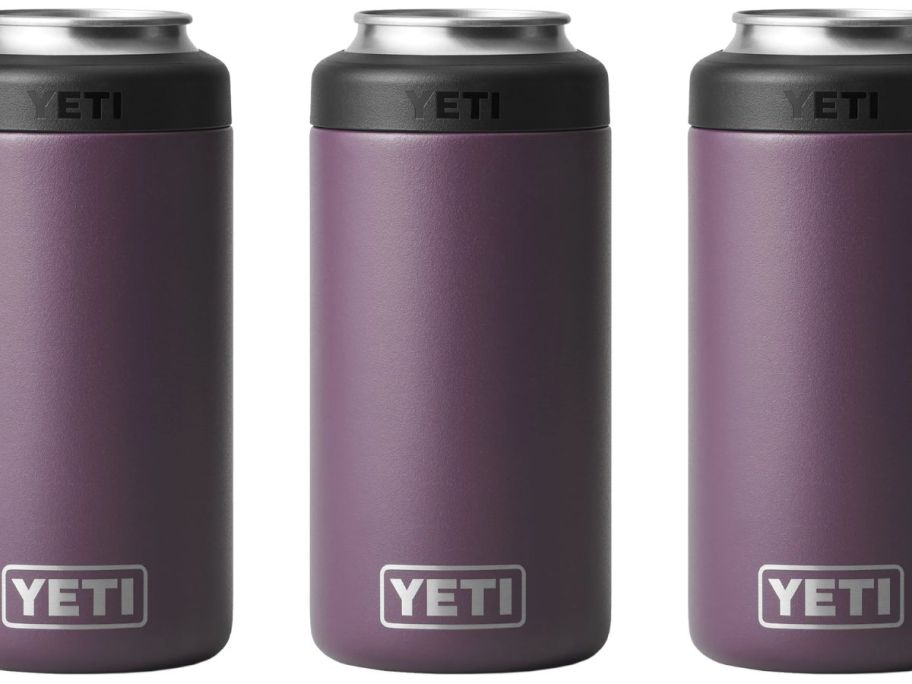 purple YETI can insulator 