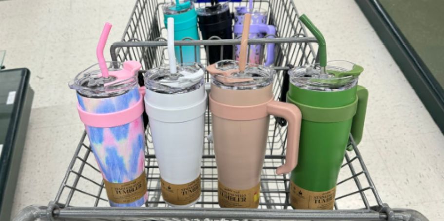 Stainless Steel 40oz Tumblers ONLY $12.99 at Hobby Lobby – Tons of Colors & Prints!