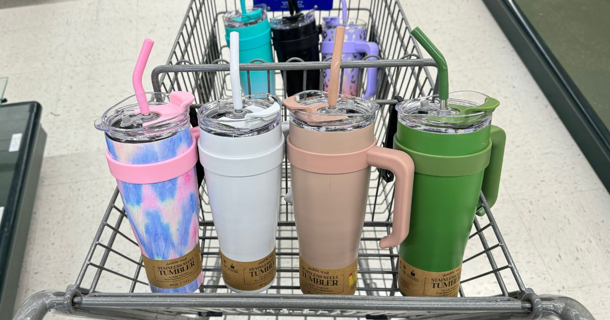 Stainless Steel 40oz Tumblers ONLY 12.99 at Hobby Lobby Tons of