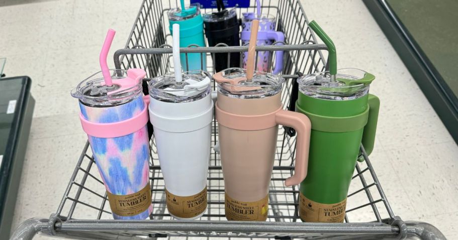 Stainless Steel 40oz Tumblers ONLY $12.99 at Hobby Lobby – Tons of Colors & Prints!