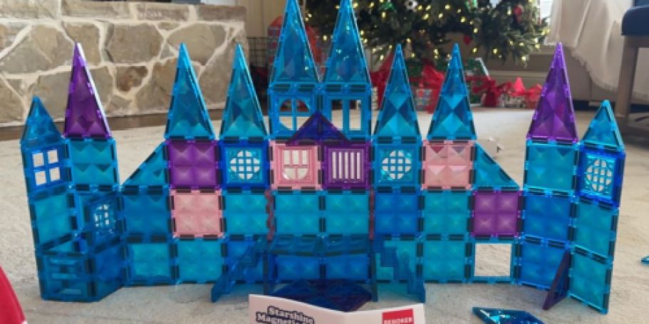 Frozen Castle Magnetic Building Tiles 63-Piece Set ONLY $19.99 on Amazon (Regularly $43)