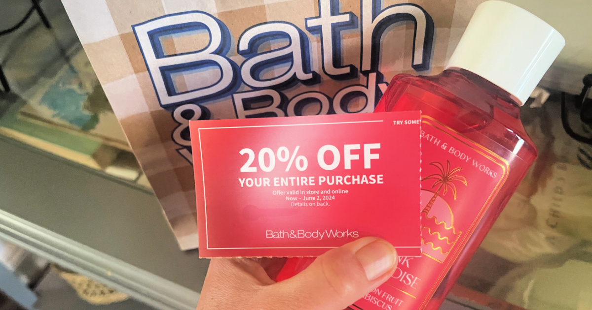 New Bath & Body Works Mailer Coupons (FREE Body Care Item & 20% Off Purchase)