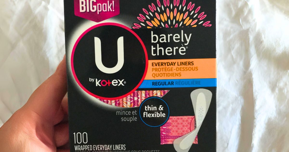 Kotex Panty Liners 100-Count ONLY $3.80 Shipped on Amazon (Reg. $8)