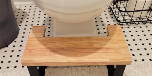 The Prettiest Poop Stool – Modern Squatty Potty Alternative ONLY $14.99 on Amazon!