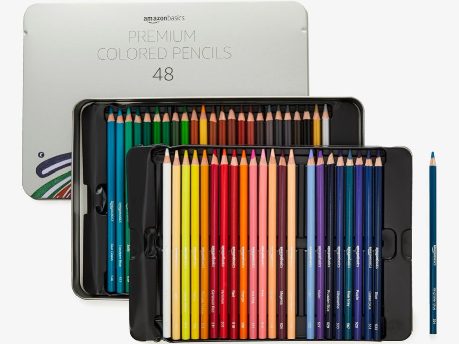 Amazon Basics Premium Colored Pencils 48-Pack