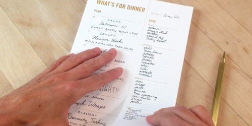 Meal Planning Pad w/ Grocery List Only $9.95 on Amazon – Great Reviews!
