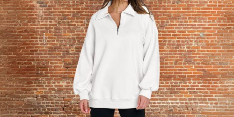 Women’s Oversized Pullover Only $13.99 on Amazon