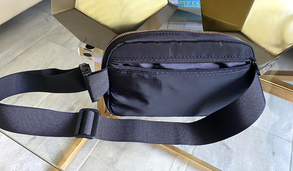 dark navy blue belt bag 