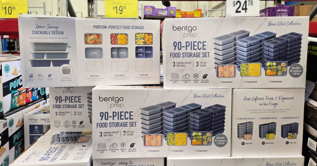 Bentgo 90 Piece Meal Prep Set in sam's club