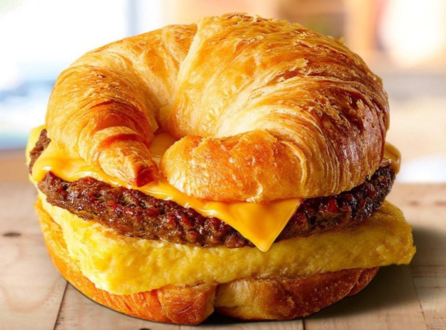 A Croissan’wich from Burger King