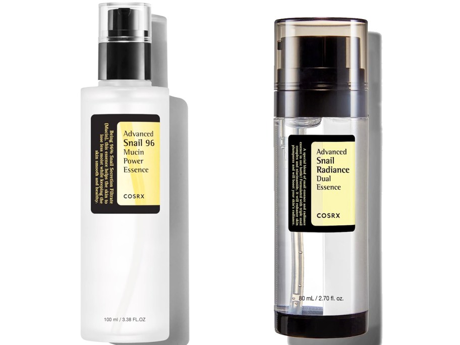 two bottles of COSRX Snail Mucin