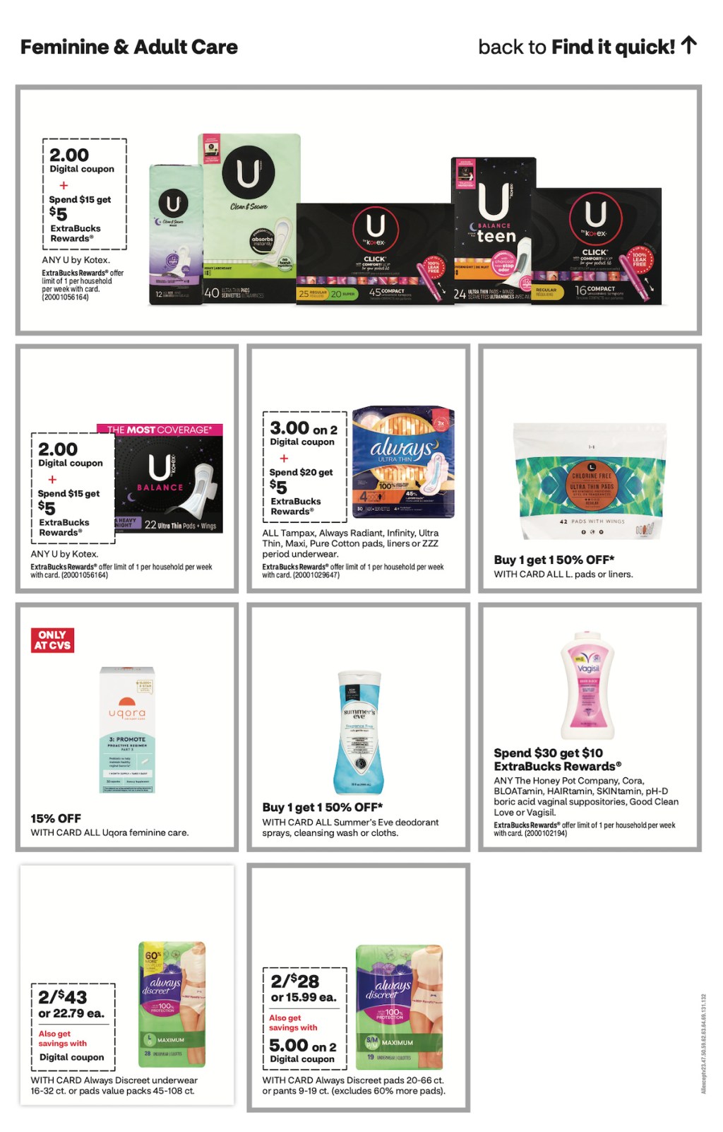 page from cvs ad