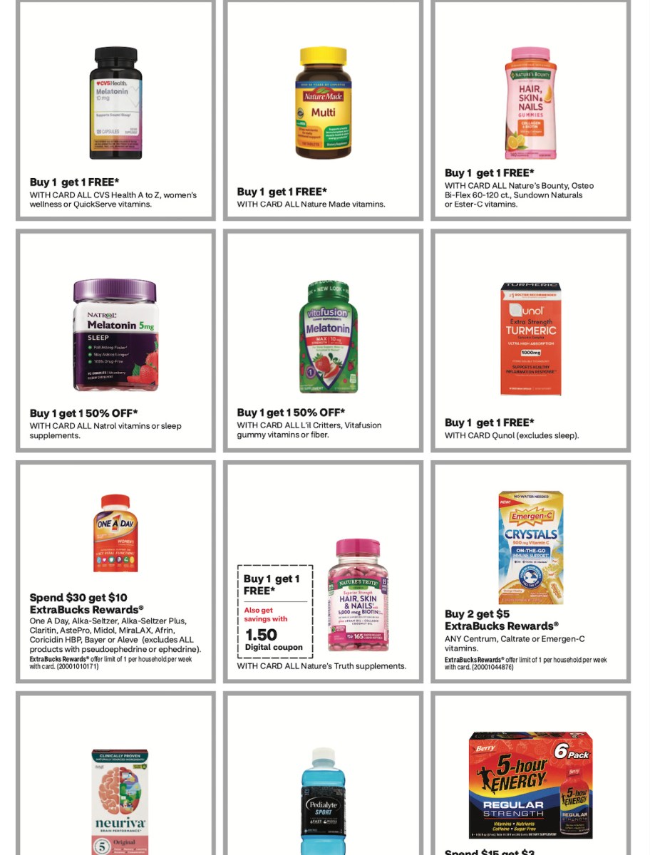 page from cvs ad