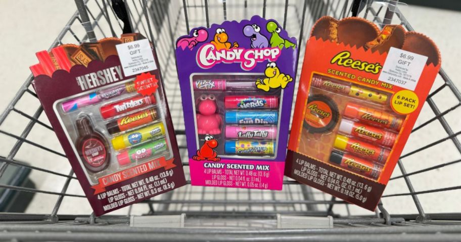3 packs of Candy Lip Mix sets in Hobby Lobby