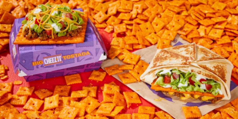 NEW Taco Bell Cheez-It Menu Items (Rewards Members Can Try Them Today!)