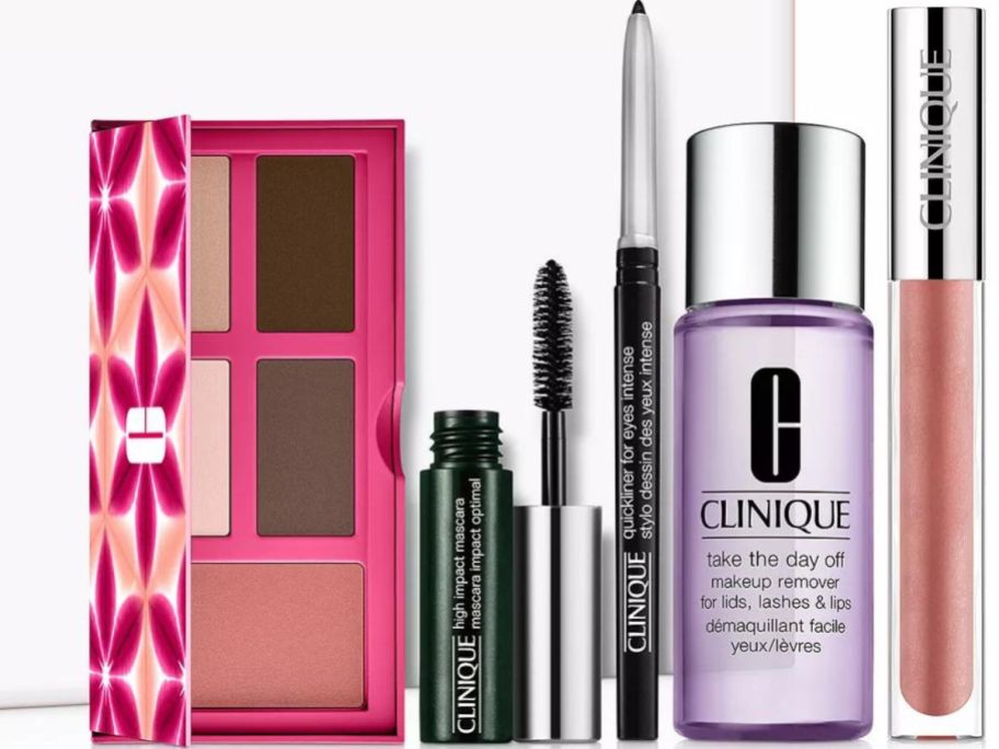 Stock image of a clinique makeup set