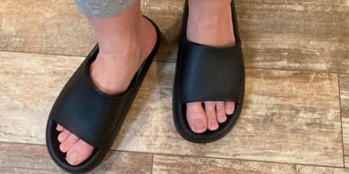 HURRY! Trendy Cloud Slides Only $11.99 on Amazon (NINE Color Choices!)
