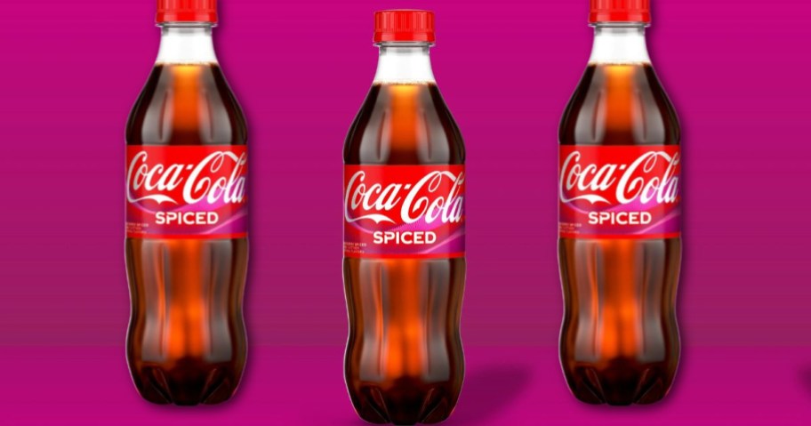 3 16.9oz bottles of Coca-Cola Spiced Soda