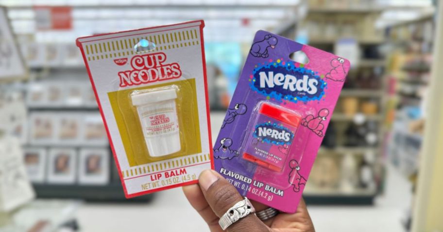 Cup of Noodles 7 Nerds Flavored Lip Balms in Hobby Lobby