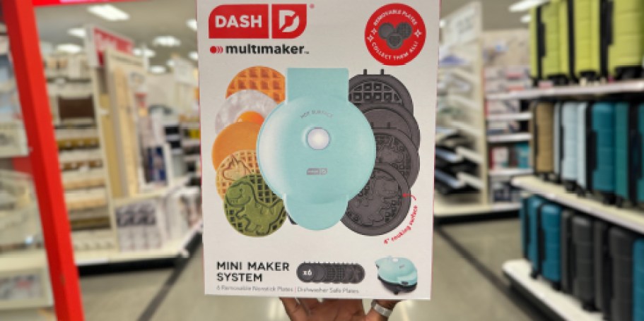 Dash Waffle Maker w/ SIX Interchangeable Plates Now at Target – Including One for Eggs!
