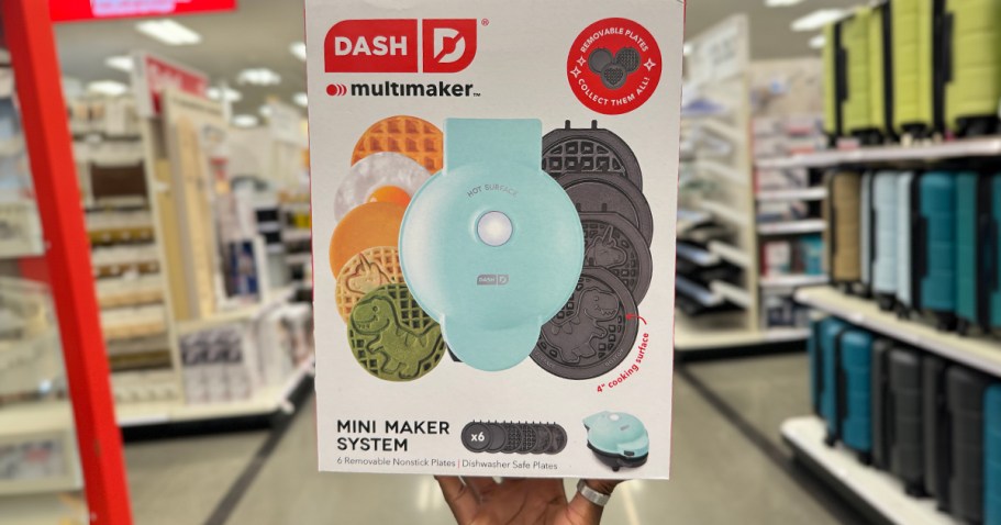 Dash Waffle Maker w/ SIX Interchangeable Plates at Target – Including One for Eggs!