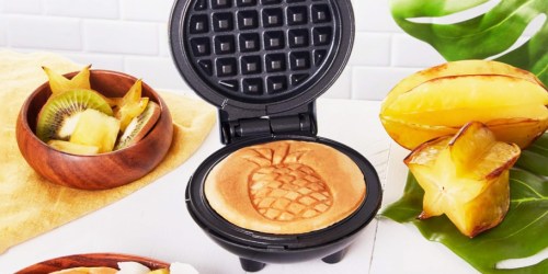 Dash Pineapple Mini Waffle Maker Just $7.64 on Kohls.com (Regularly $30)
