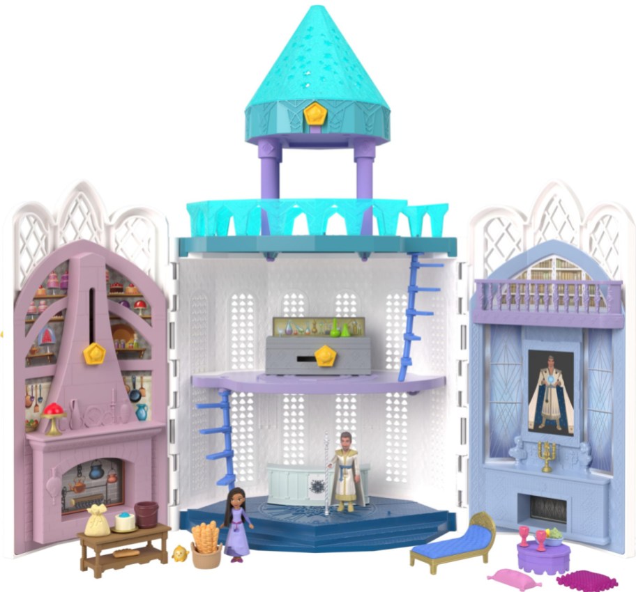 Disney Wish castle playset with figures