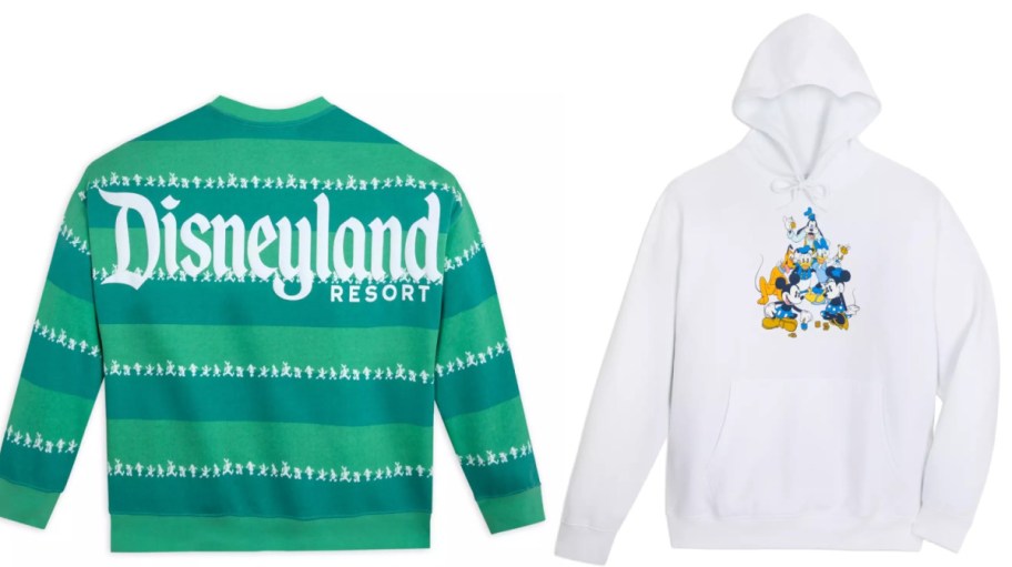 Disney women's sweater and sweatshirt with designs on them
