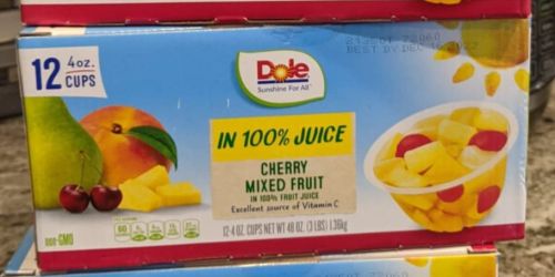 Dole Fruit Cups 12-Packs Only $5.69 Shipped on Amazon (Great for Cold Lunches!)