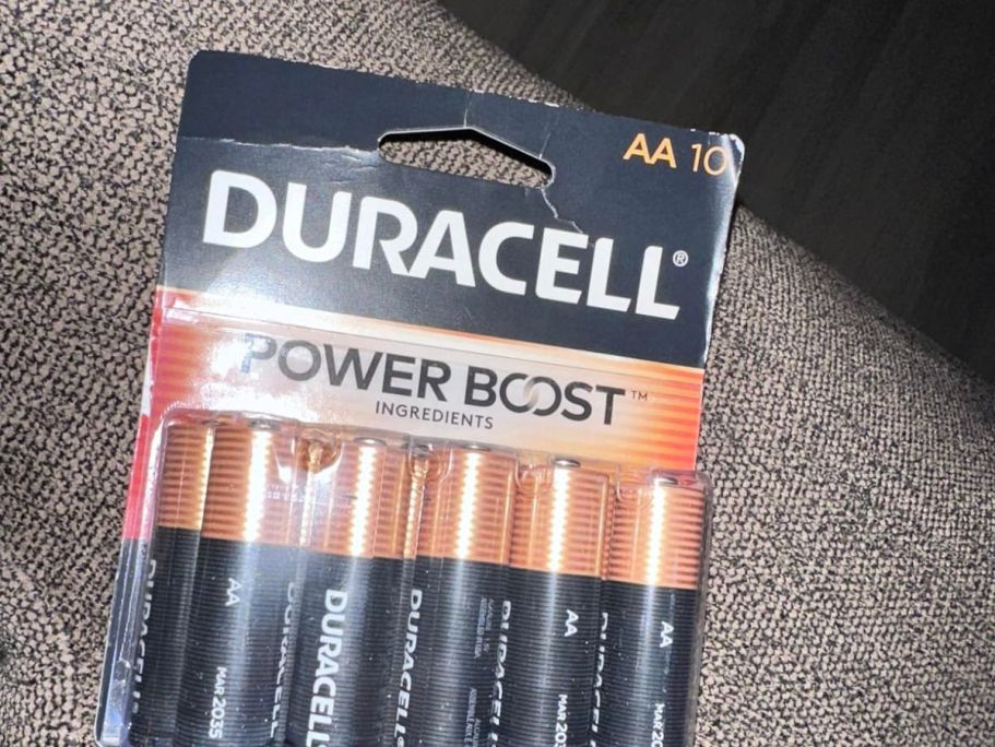 Duracell AA Batteries 10-Count Pack Just $5 Shipped on Amazon (Reg. $13)