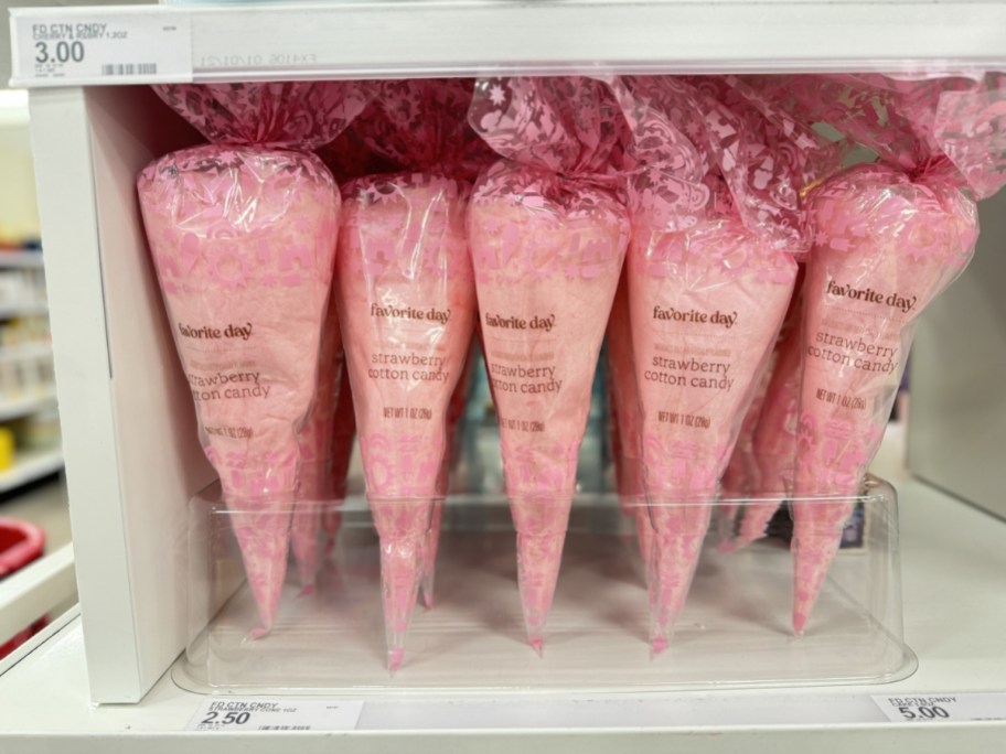 favorite day strawberry cotton candy cones in store