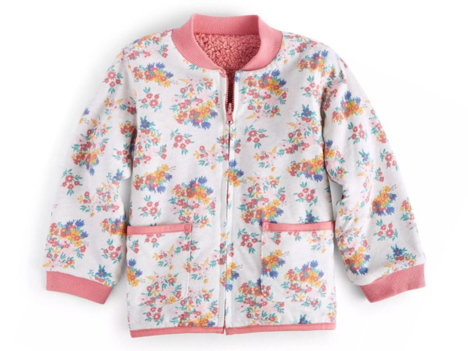 First Impressions Baby Girls Reversible Jacket