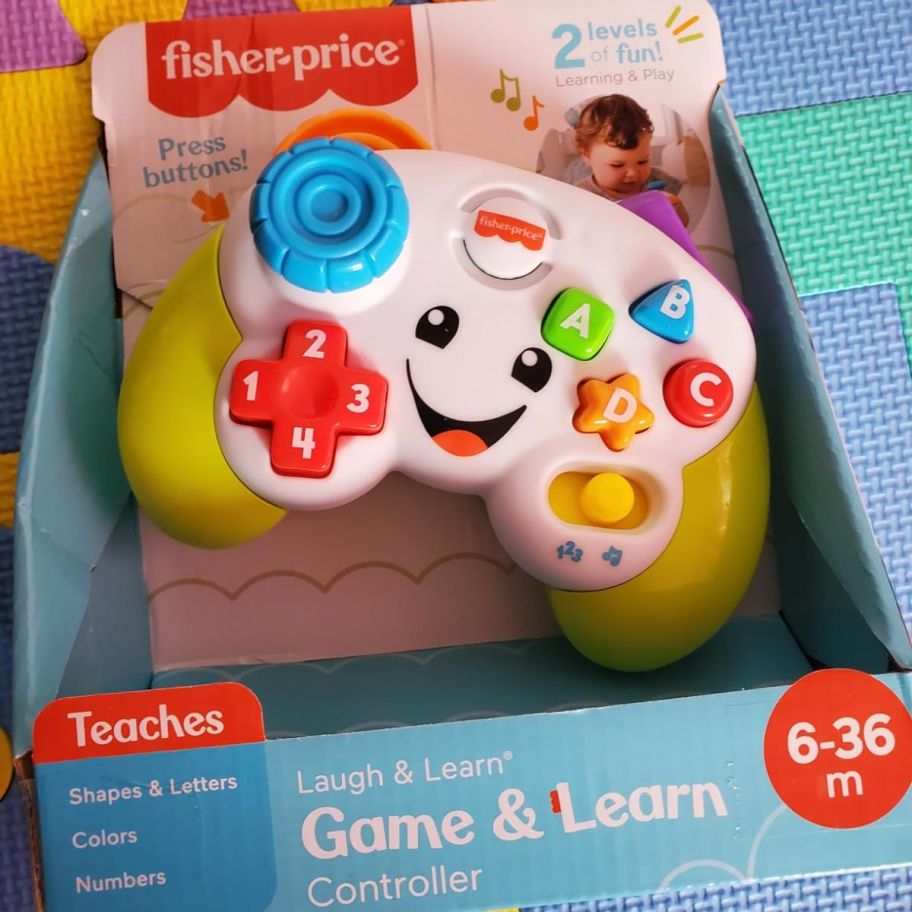 toy game controller in packaging