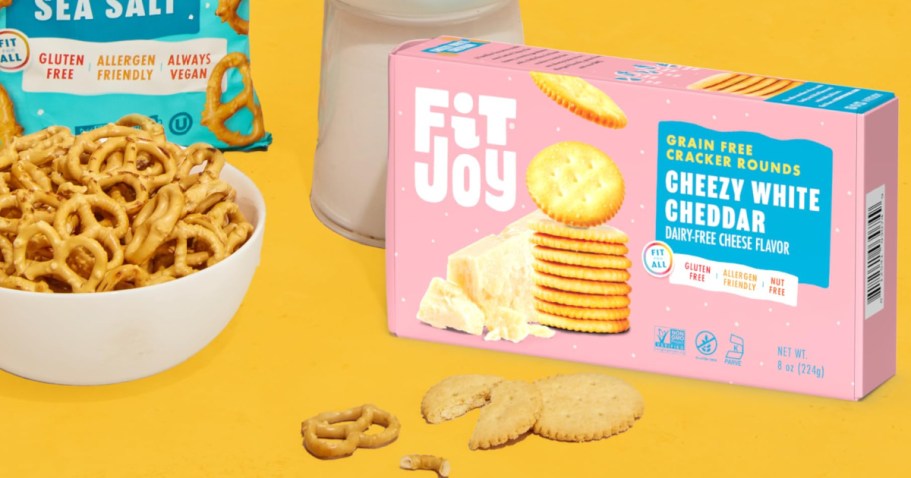 Up to 50% Off Fitjoy Gluten-Free, Allergen-Friendly & Nut-Free Snacks | Cracker Pack 3-Count Just $8.98 Shipped
