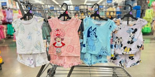 Walmart 2-Piece Toddler Girls Character Pajamas Only $10.98!