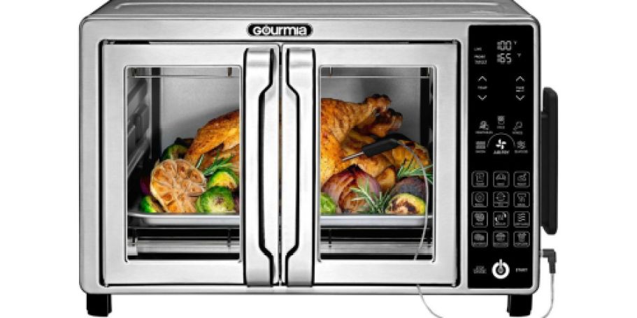 Gourmia Air Fryer Toaster Oven w/ Built-In Temp Probe Only $50 Shipped on Walmart.com